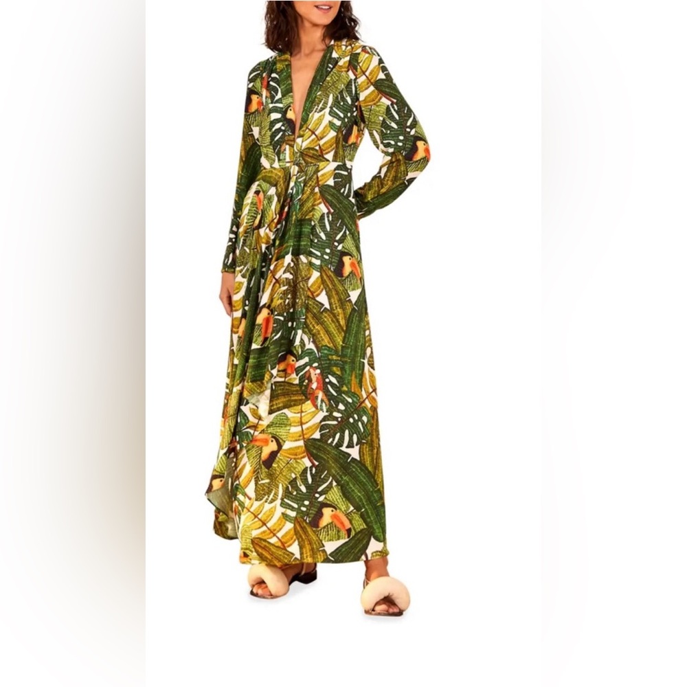 Tropical Print Farm Rio  dress size small